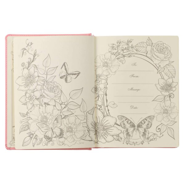 KJV Pink Faux Leather Hardcover My Promise Bible - Image 4