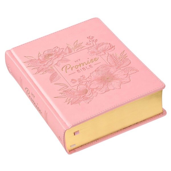 KJV Pink Faux Leather Hardcover My Promise Bible - Image 2