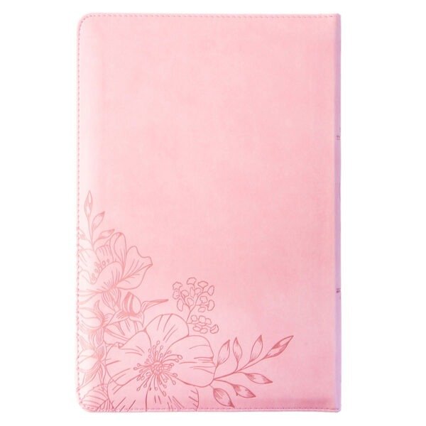 KJV Pink Faux Leather Thinline Bible Large Print - Image 6
