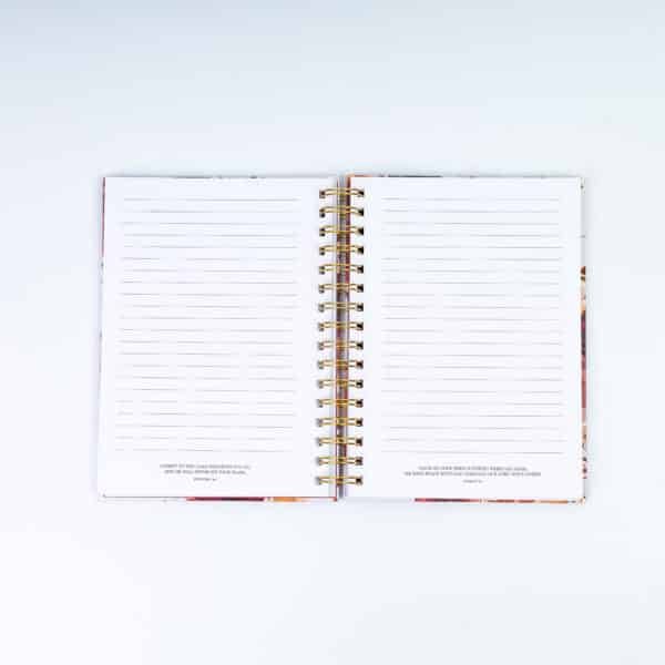 Pray Without Ceasing Chunky Hardcover Wirebound Journal with Elastic Closure - Image 2