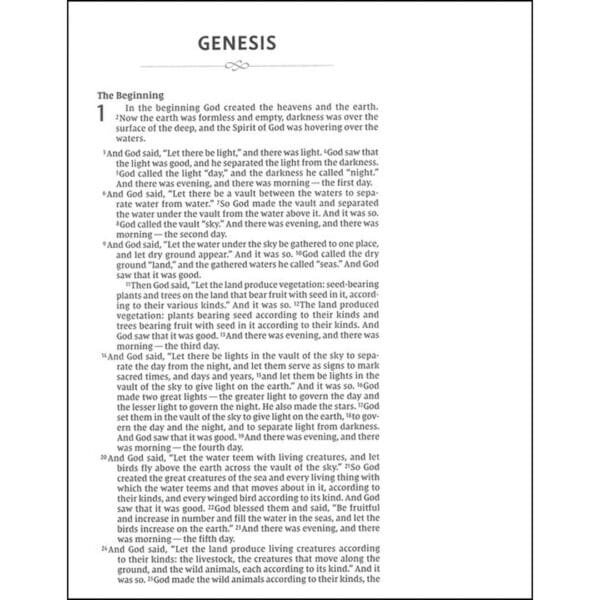 NIV Journal Word Bible Red Letter Edition Black (Comfort Print)(Hardcover) - Image 2