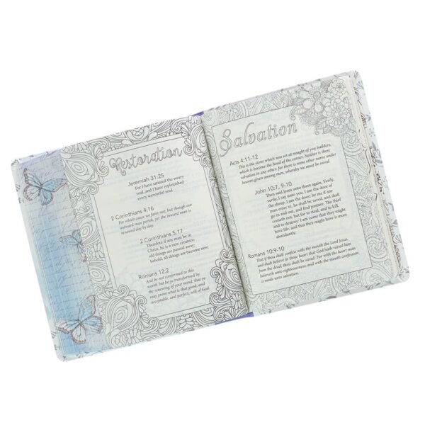 KJV Butterflies Flexcover Faux Leather My Promise Bible - Image 2