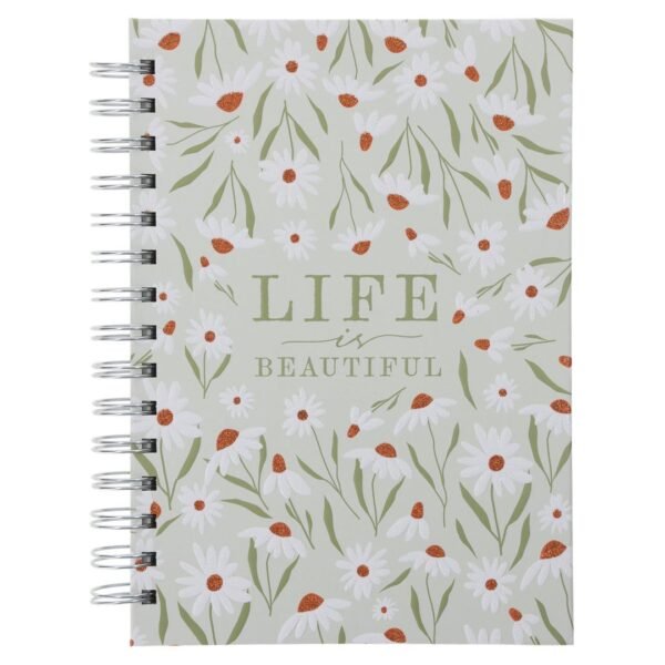 Life Is Beautiful Large Wirebound Journal - Image 2
