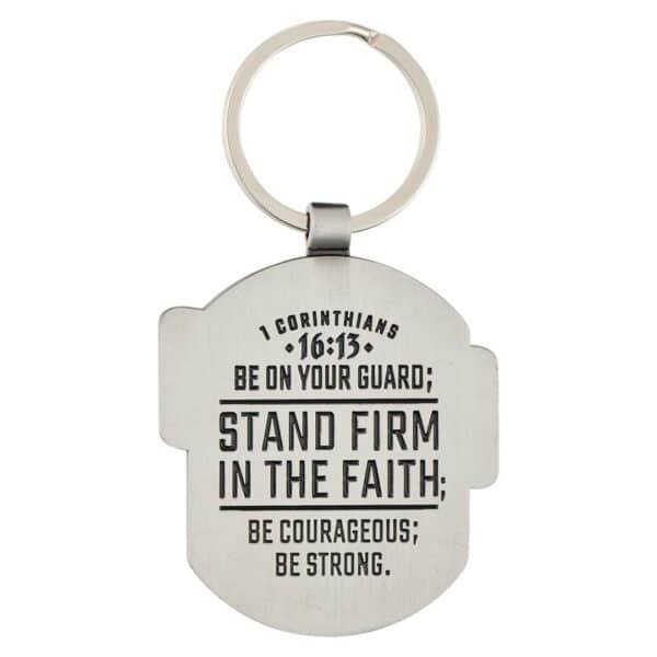 Stand Firm In The Faith Metal Key Ring Product Price - Image 3