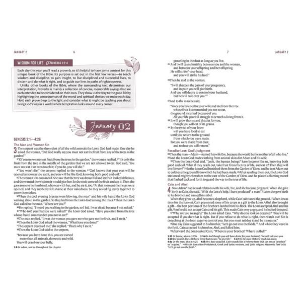 NLT Teal Flexcover Faux Leather Everyday Devotional Bible For Women - Image 3