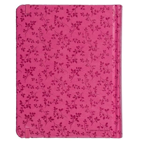 NLT Pink Peony Faux Leather Inspire Filament Bible - Image 4