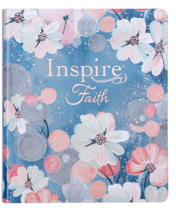 NLT Watercolor Garden Faux Leather Flexcover Inspire Faith Filament Bible