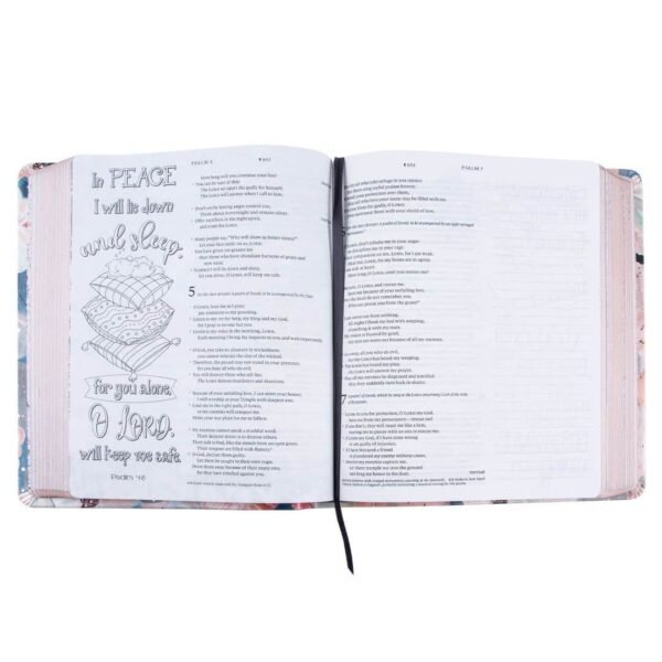 NLT Watercolor Garden Faux Leather Flexcover Inspire Faith Filament Bible - Image 7