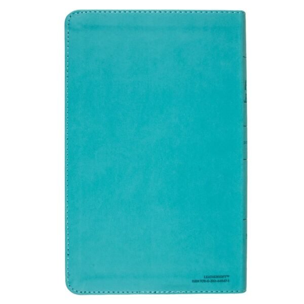 NIV Faux Leather Value Thinline Bible Teal Comfort Print - Image 6