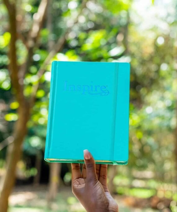 NLT Aquamarine Hardcover Faux Leather Inspire Filament-Enabled Bible