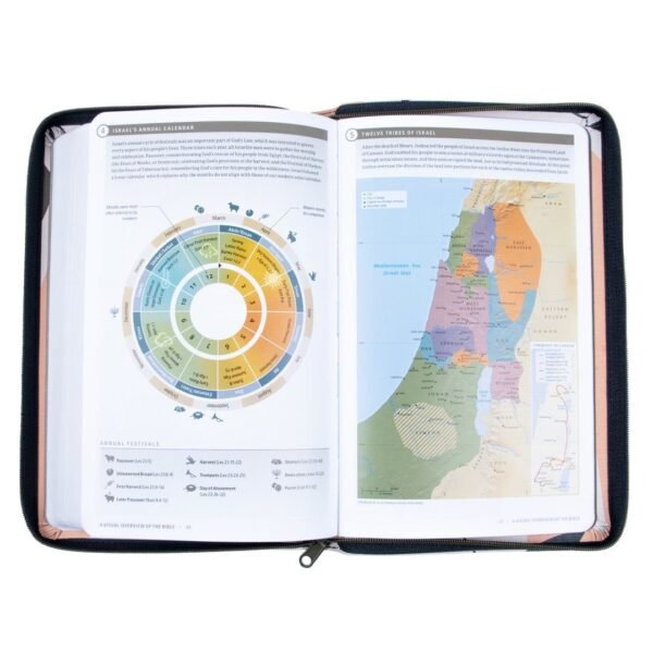 NLT Filament Thinline Reference Bible, Sunset Branches With Zip (Imitation Leather) - Image 2