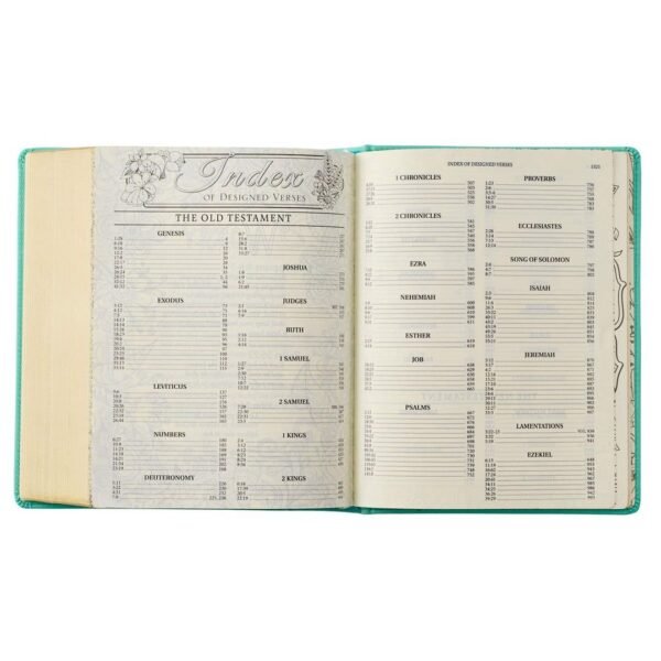 KJV Turquoise Faux Leather Hardcover My Promise Bible - Image 7