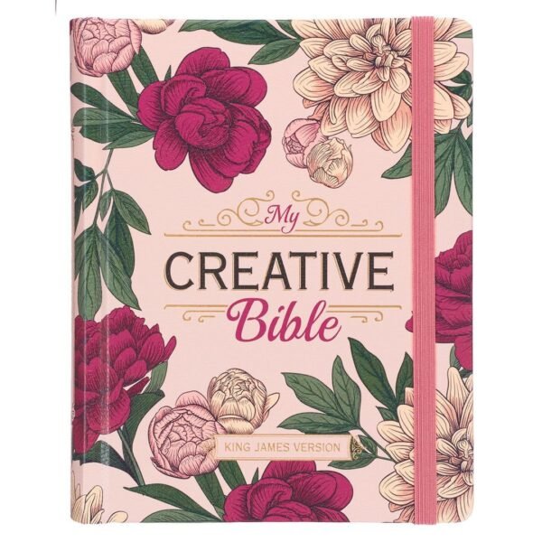 KJV Pink Floral Hardcover My Creative Bible - Image 6