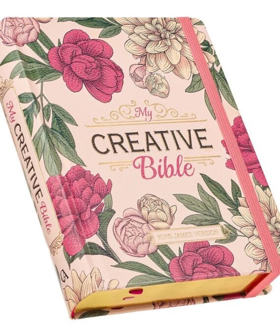 KJV Pink Floral Hardcover My Creative Bible