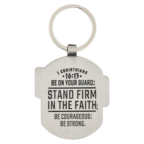 Stand Firm In The Faith Metal Key Ring Product Price - Image 3