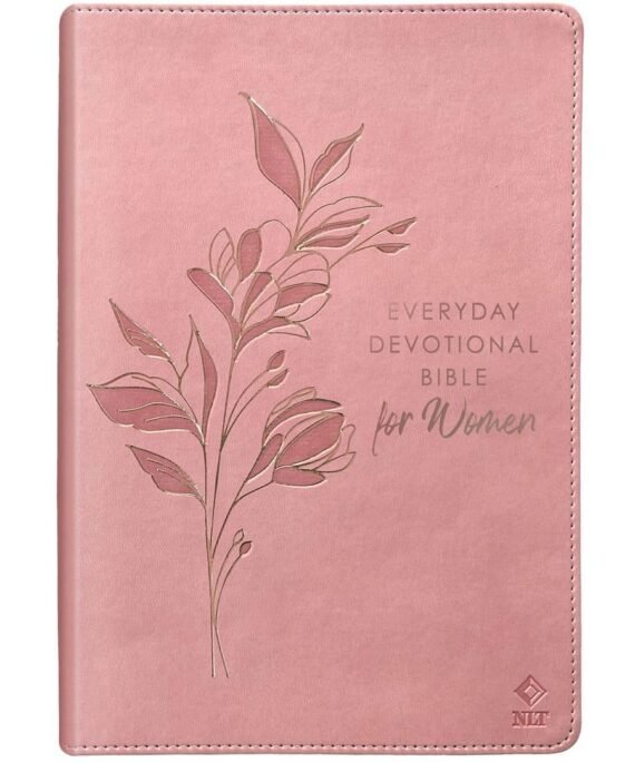 :NLT Pink Flexcover Faux Leather Everyday Devotional Bible For Women