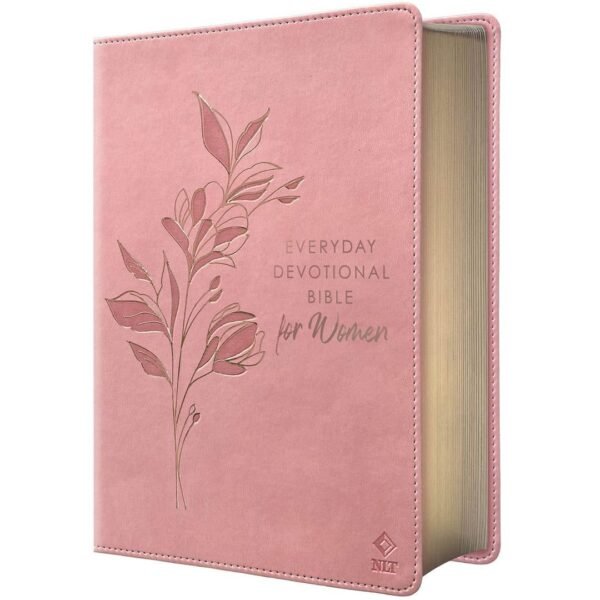 :NLT Pink Flexcover Faux Leather Everyday Devotional Bible For Women - Image 5