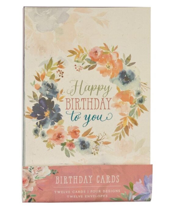 Birthday Greeting Card Set With Envelopes