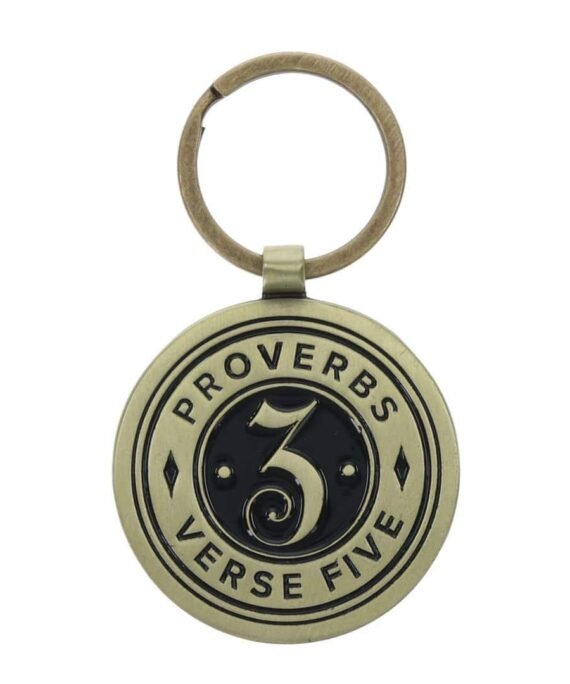 Trust In The Lord Metal Key Ring