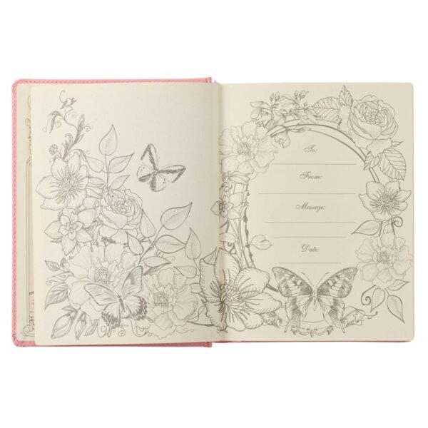 KJV Pink Faux Leather Hardcover My Promise Bible - Image 4