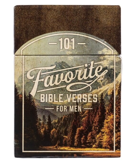 101 Favorite Bible Verses For Men Boxed Cards
