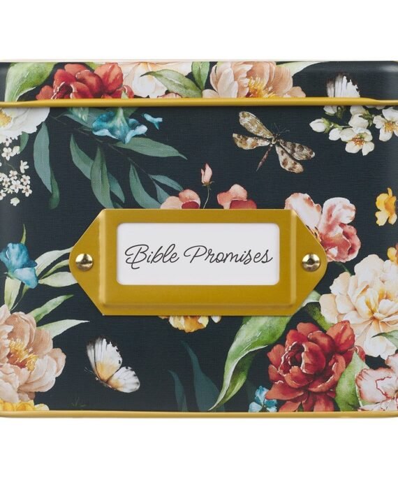 Bible Promises Cards In Tin Multi Color Floral