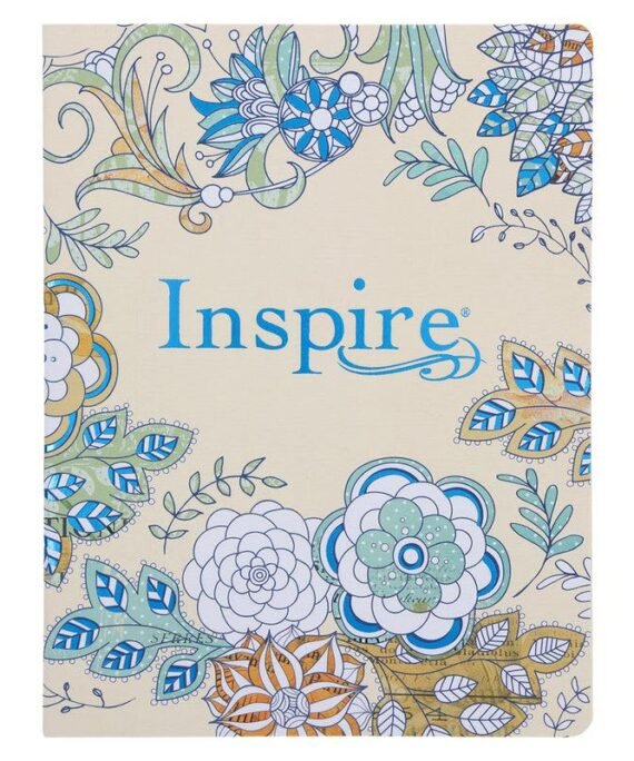NLT CREAM FLORAL PAPERBACK INSPIRE FILAMENT-ENABLED BIBLE
