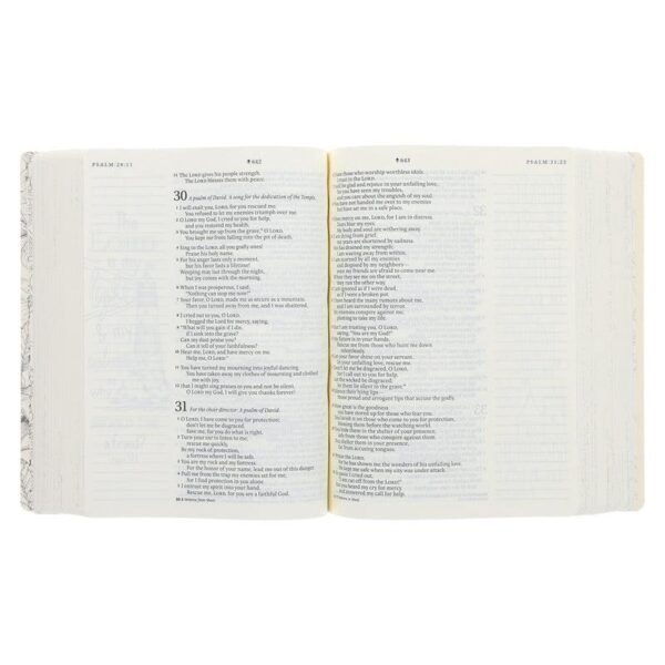 NLT CREAM FLORAL PAPERBACK INSPIRE FILAMENT-ENABLED BIBLE - Image 4