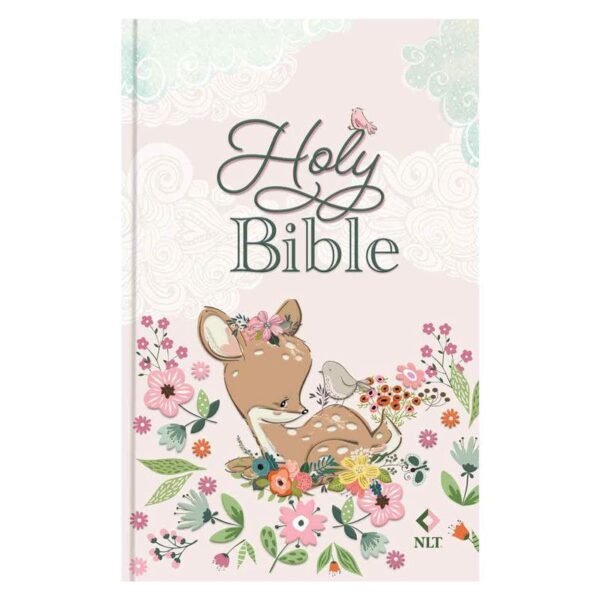 NLT DEER HARDCOVER BABY BIBLE FOR GIRLS - Image 3