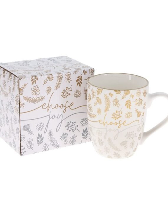 CHOOSE JOY CERAMIC MUG