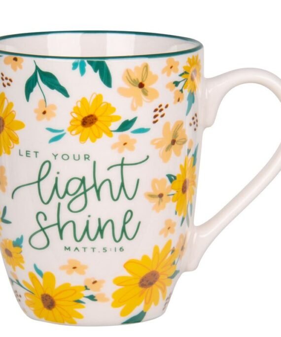 LET YOUR LIGHT SHINE CERAMIC MUG