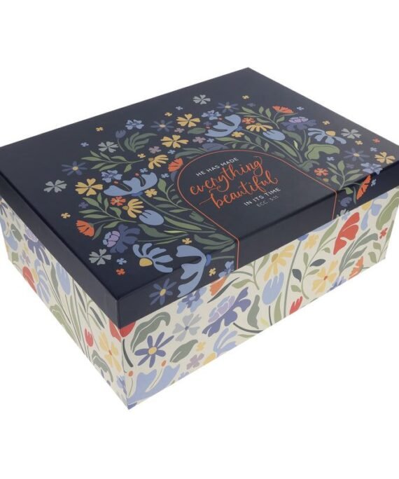 HE HAS MADE EVERYTHING BEAUTIFUL LARGE STACKABLE GIFT BOX