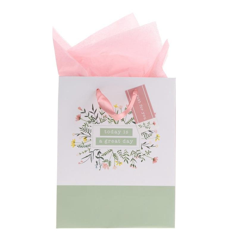 TODAY IS A GREAT DAY MEDIUM GIFT BAG WITH GIFT TAG - Image 4