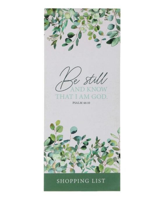 BE STILL AND KNOW THAT I AM GOD MAGNETIC NOTEPAD
