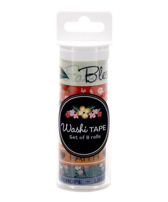 DWELL IN HOPE EIGHT-PIECE WASHI TAPE SET