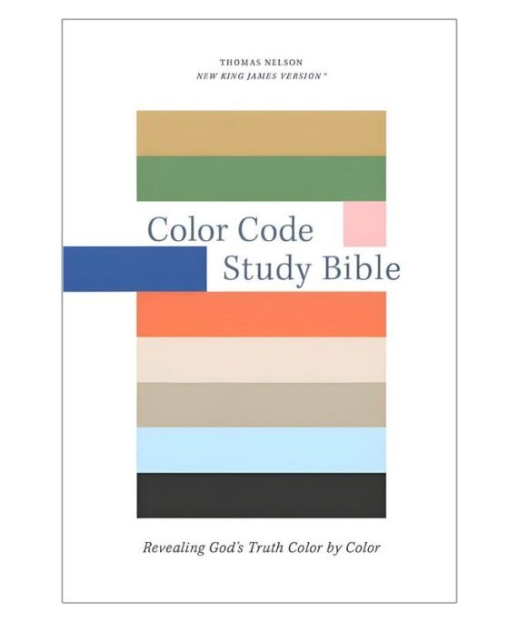 NKJV HARDCOVER COLOR CODE STUDY BIBLE RED LETTER