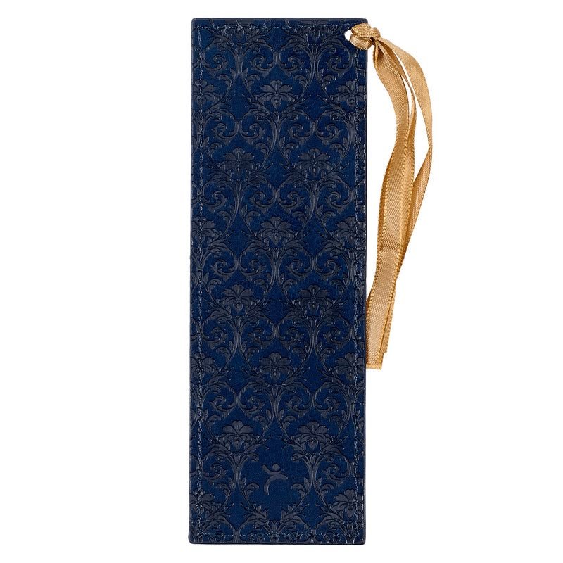 I KNOW THE PLANS I HAVE FOR YOU JEREMIAH 29:11 NAVY (FAUX LEATHER BOOKMARK) - Image 3